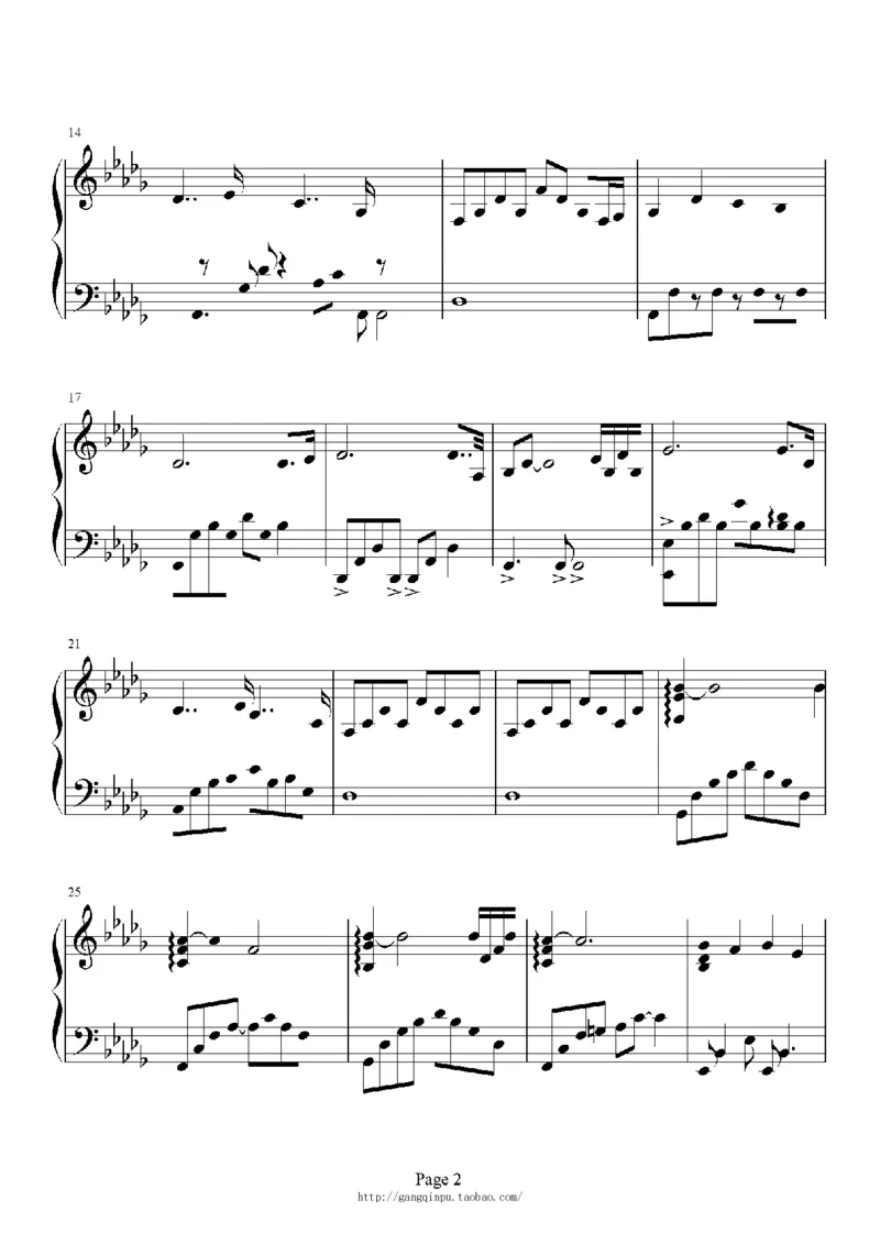 27、白日梦专辑1-3（128页，共31首）_一万首著名钢琴曲谱哈农贝多芬合集视频教学电子版高清无水印可打印_3流行音乐谱_流行钢琴谱合集形式_高清PDF无水印