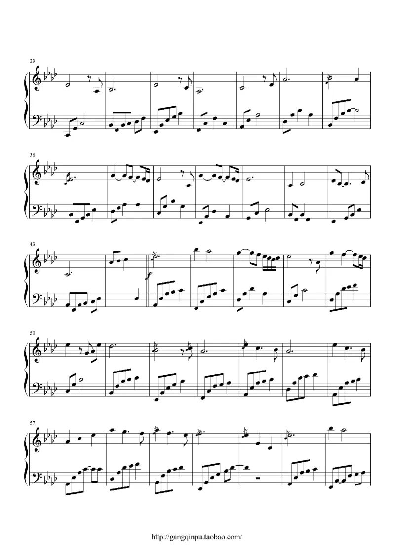 27、白日梦专辑1-3（128页，共31首）_一万首著名钢琴曲谱哈农贝多芬合集视频教学电子版高清无水印可打印_3流行音乐谱_流行钢琴谱合集形式_高清PDF无水印