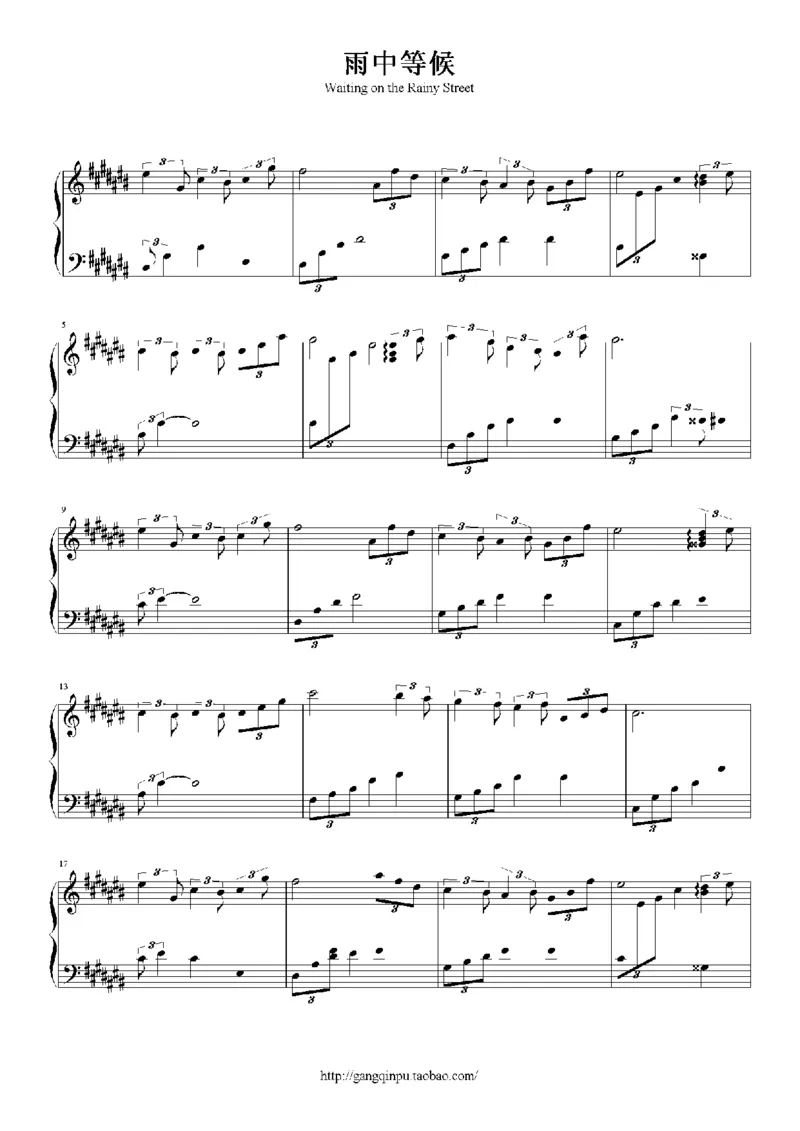 27、白日梦专辑1-3（128页，共31首）_一万首著名钢琴曲谱哈农贝多芬合集视频教学电子版高清无水印可打印_3流行音乐谱_流行钢琴谱合集形式_高清PDF无水印