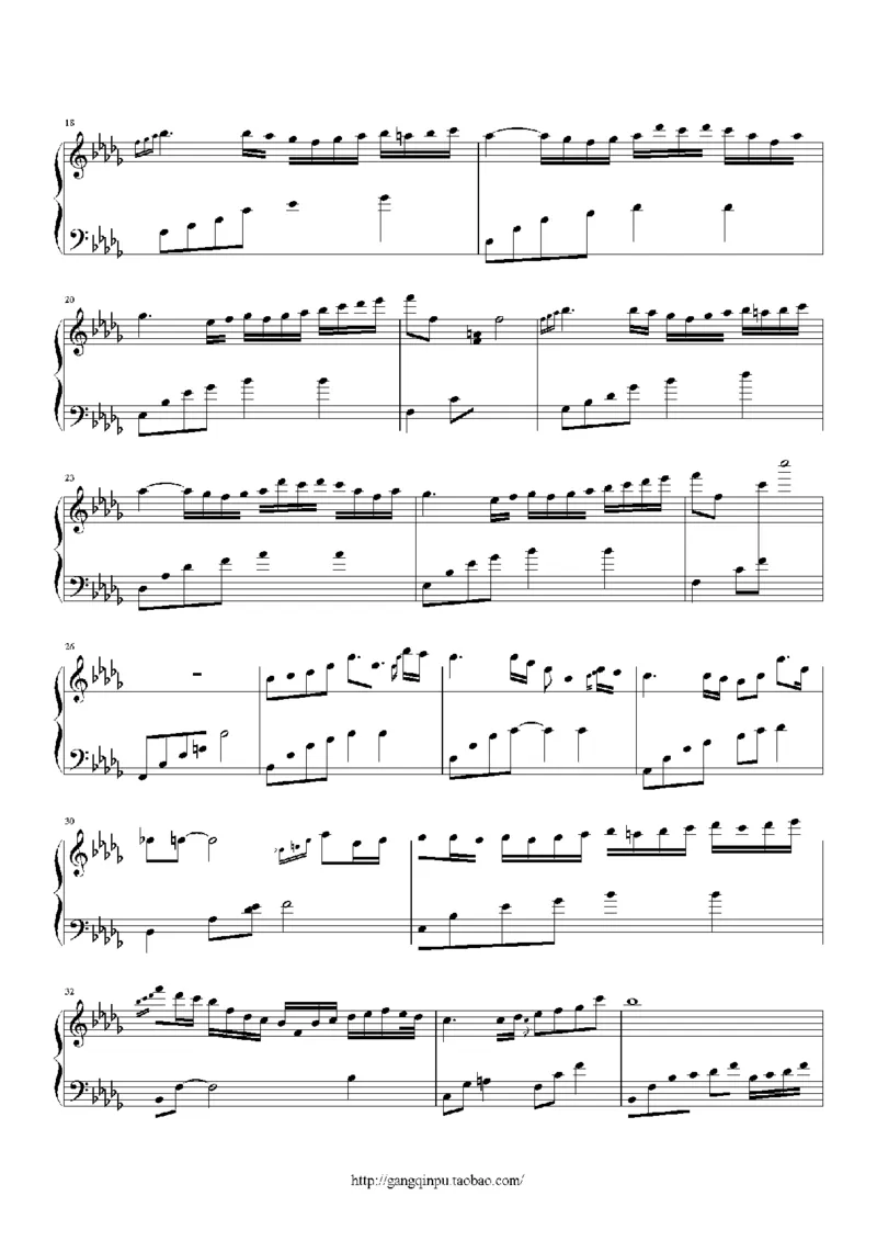 27、白日梦专辑1-3（128页，共31首）_一万首著名钢琴曲谱哈农贝多芬合集视频教学电子版高清无水印可打印_3流行音乐谱_流行钢琴谱合集形式_高清PDF无水印