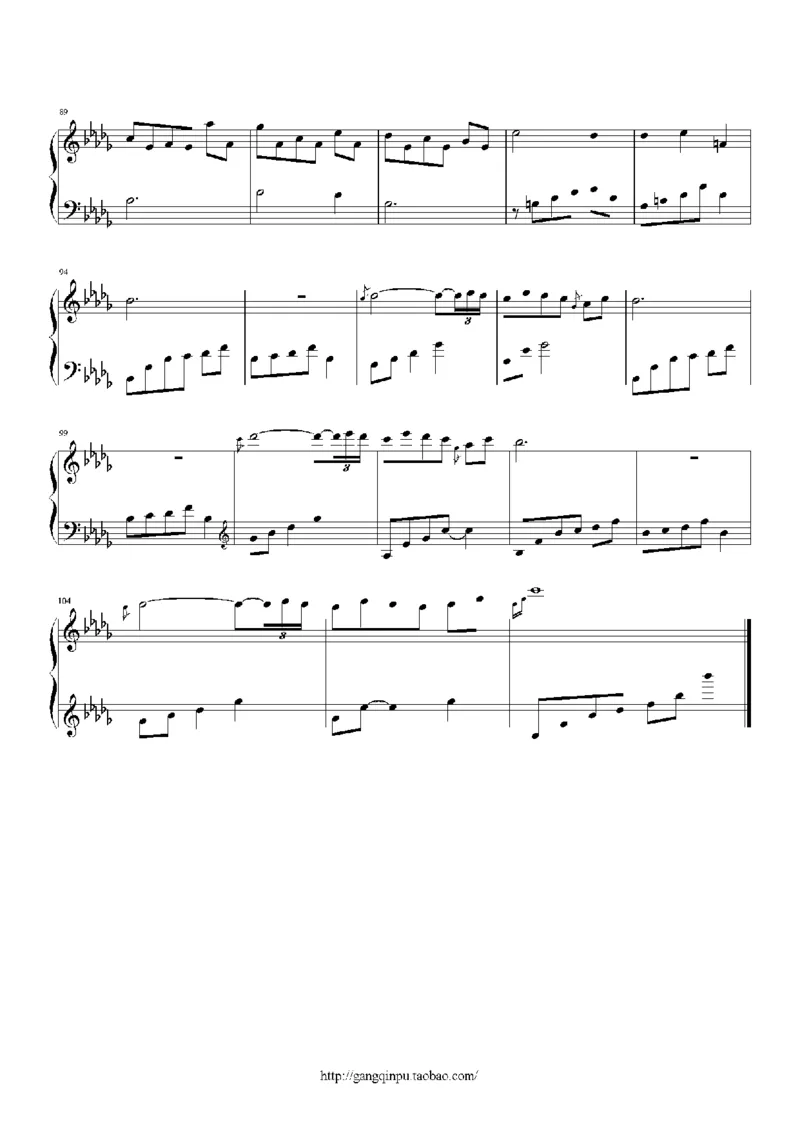 27、白日梦专辑1-3（128页，共31首）_一万首著名钢琴曲谱哈农贝多芬合集视频教学电子版高清无水印可打印_3流行音乐谱_流行钢琴谱合集形式_高清PDF无水印