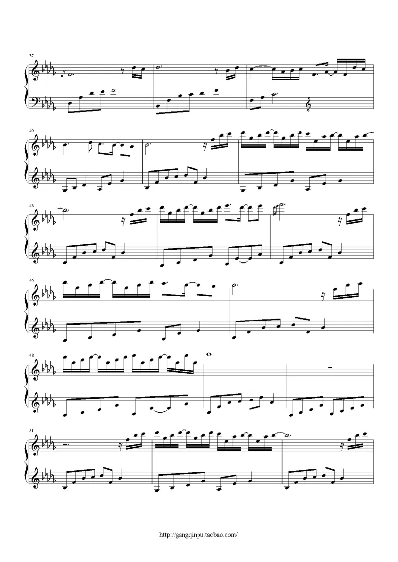 27、白日梦专辑1-3（128页，共31首）_一万首著名钢琴曲谱哈农贝多芬合集视频教学电子版高清无水印可打印_3流行音乐谱_流行钢琴谱合集形式_高清PDF无水印