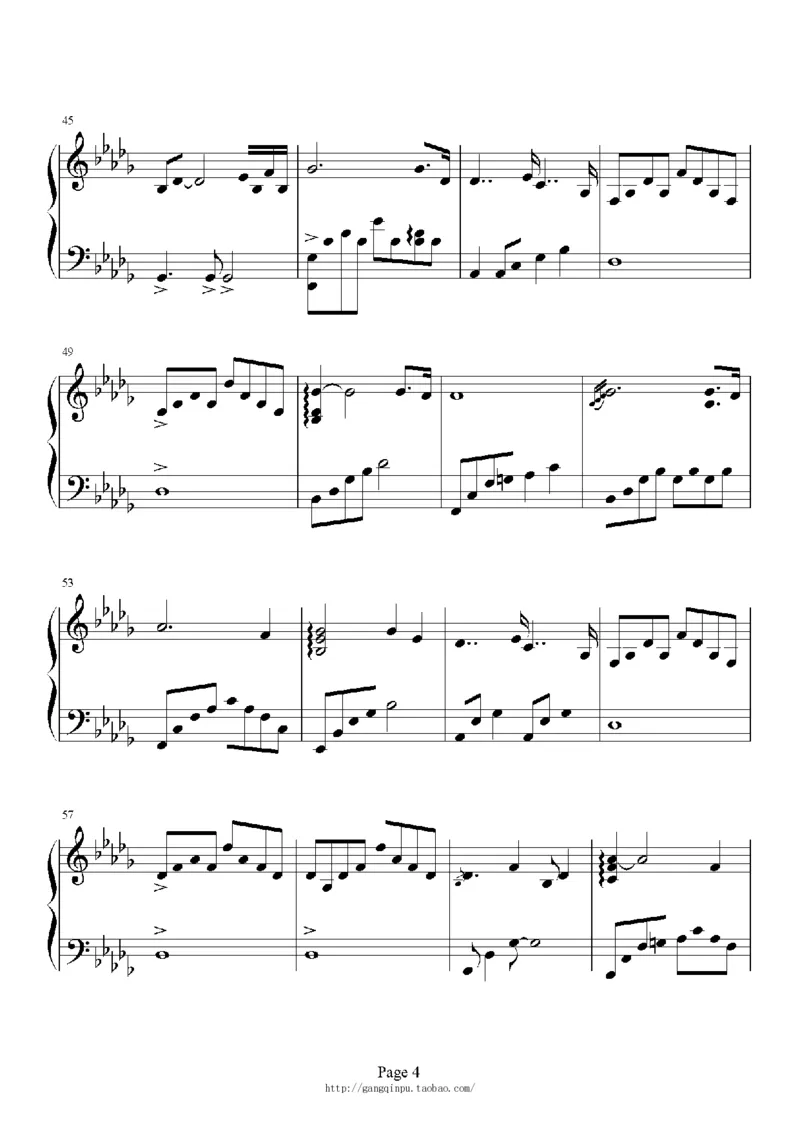 27、白日梦专辑1-3（128页，共31首）_一万首著名钢琴曲谱哈农贝多芬合集视频教学电子版高清无水印可打印_3流行音乐谱_流行钢琴谱合集形式_高清PDF无水印