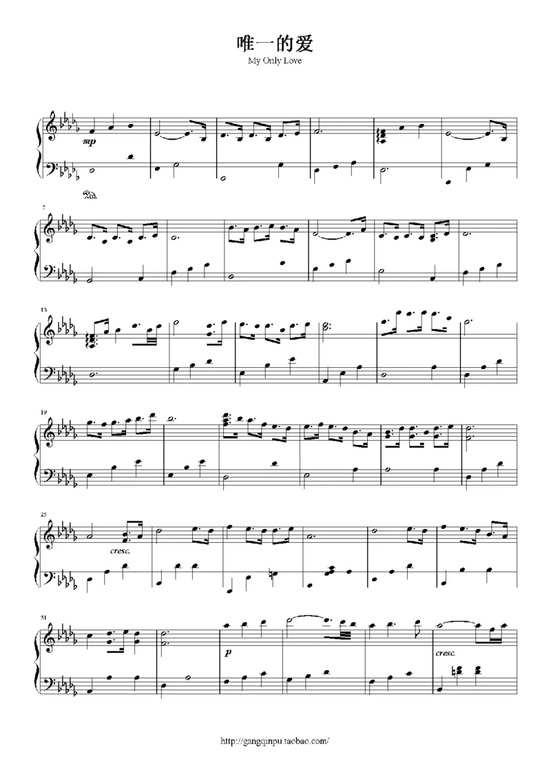 27、白日梦专辑1-3（128页，共31首）_一万首著名钢琴曲谱哈农贝多芬合集视频教学电子版高清无水印可打印_3流行音乐谱_流行钢琴谱合集形式_高清PDF无水印