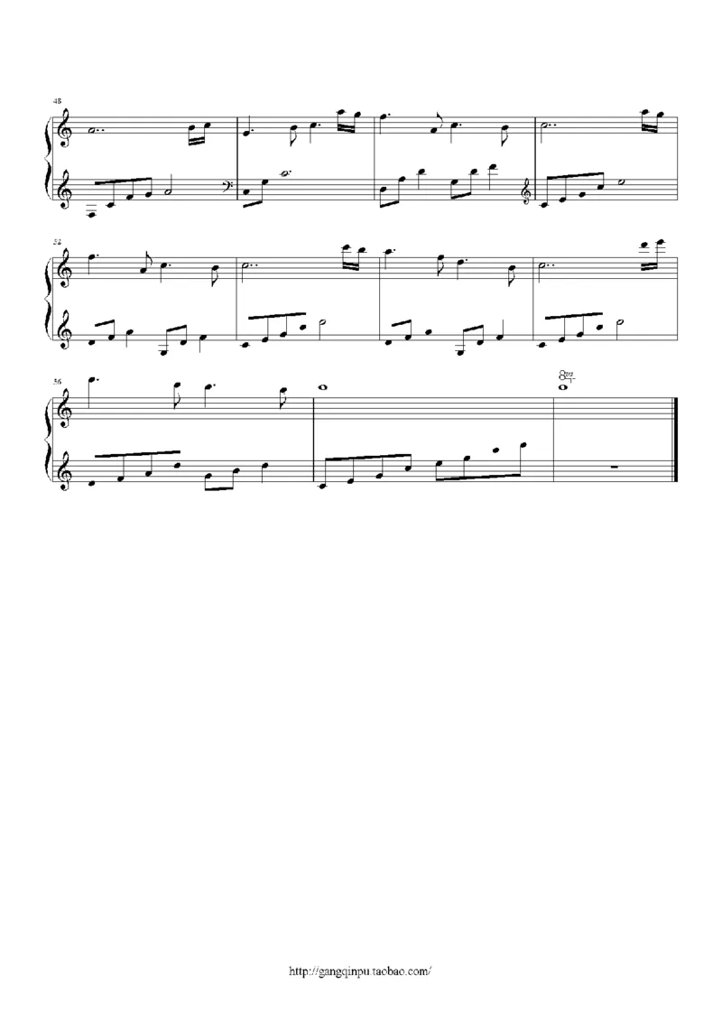 27、白日梦专辑1-3（128页，共31首）_一万首著名钢琴曲谱哈农贝多芬合集视频教学电子版高清无水印可打印_3流行音乐谱_流行钢琴谱合集形式_高清PDF无水印