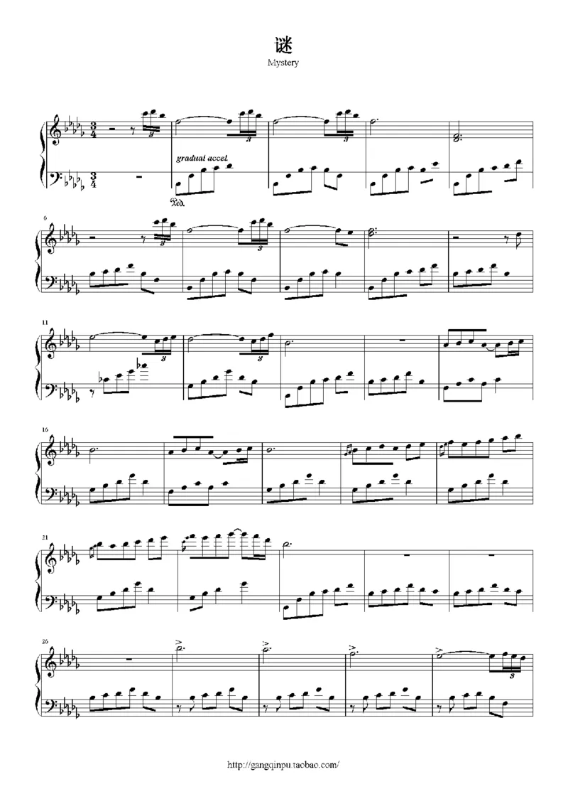 27、白日梦专辑1-3（128页，共31首）_一万首著名钢琴曲谱哈农贝多芬合集视频教学电子版高清无水印可打印_3流行音乐谱_流行钢琴谱合集形式_高清PDF无水印