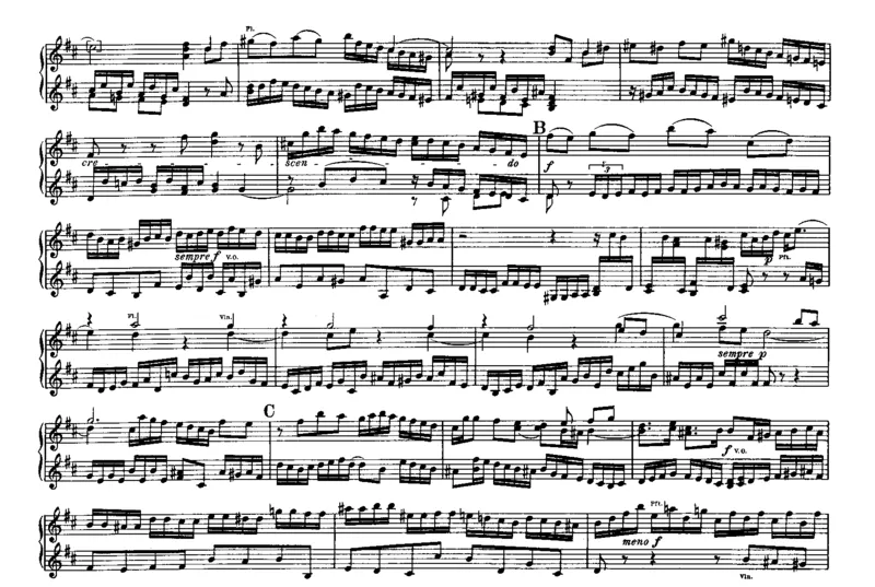 6BrandenburgConcertosfor4Hands_一万首著名钢琴曲谱哈农贝多芬合集视频教学电子版高清无水印可打印_1古典钢琴知名音乐家谱_巴赫钢琴谱全集