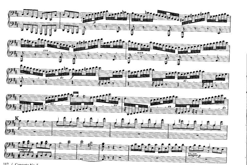 6BrandenburgConcertosfor4Hands_一万首著名钢琴曲谱哈农贝多芬合集视频教学电子版高清无水印可打印_1古典钢琴知名音乐家谱_巴赫钢琴谱全集