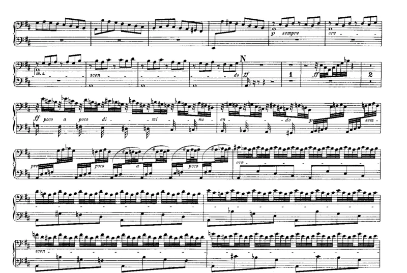 6BrandenburgConcertosfor4Hands_一万首著名钢琴曲谱哈农贝多芬合集视频教学电子版高清无水印可打印_1古典钢琴知名音乐家谱_巴赫钢琴谱全集