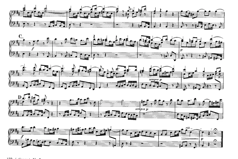 6BrandenburgConcertosfor4Hands_一万首著名钢琴曲谱哈农贝多芬合集视频教学电子版高清无水印可打印_1古典钢琴知名音乐家谱_巴赫钢琴谱全集