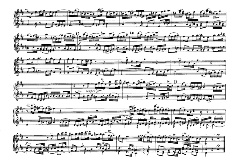 6BrandenburgConcertosfor4Hands_一万首著名钢琴曲谱哈农贝多芬合集视频教学电子版高清无水印可打印_1古典钢琴知名音乐家谱_巴赫钢琴谱全集