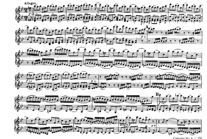 6BrandenburgConcertosfor4Hands_一万首著名钢琴曲谱哈农贝多芬合集视频教学电子版高清无水印可打印_1古典钢琴知名音乐家谱_巴赫钢琴谱全集