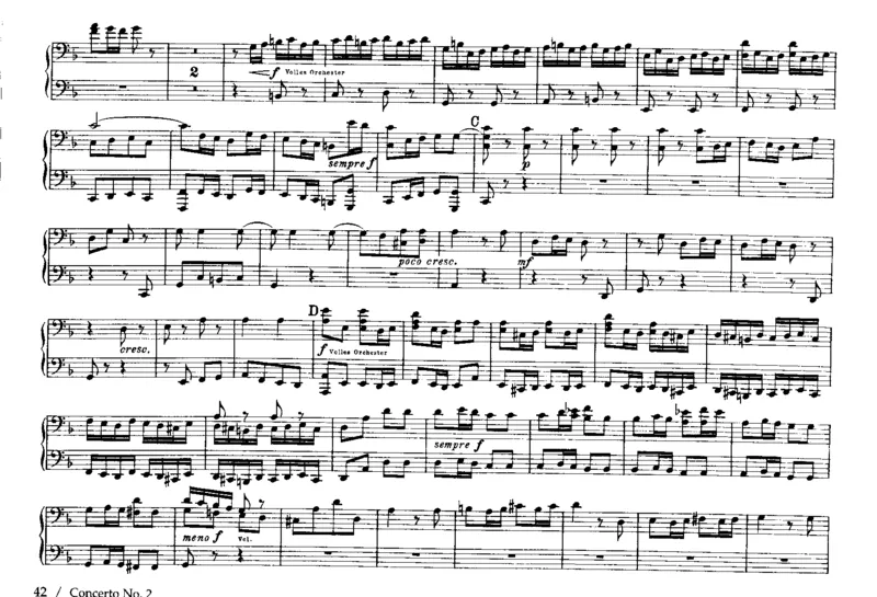 6BrandenburgConcertosfor4Hands_一万首著名钢琴曲谱哈农贝多芬合集视频教学电子版高清无水印可打印_1古典钢琴知名音乐家谱_巴赫钢琴谱全集