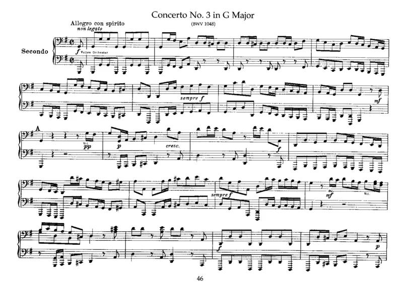 6BrandenburgConcertosfor4Hands_一万首著名钢琴曲谱哈农贝多芬合集视频教学电子版高清无水印可打印_1古典钢琴知名音乐家谱_巴赫钢琴谱全集