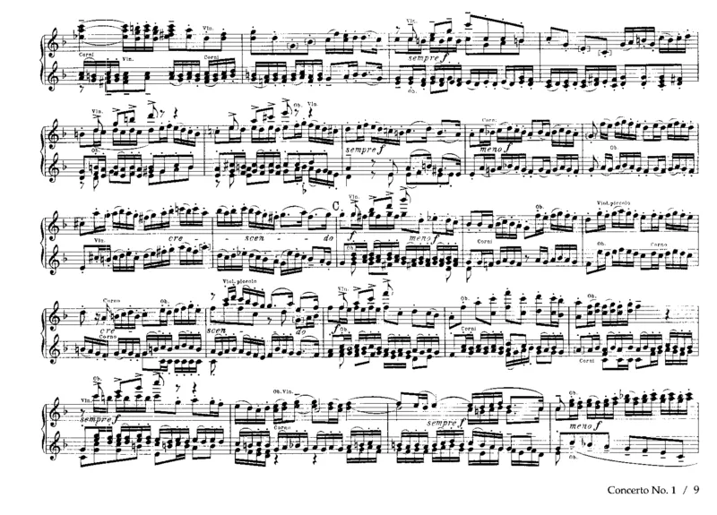 6BrandenburgConcertosfor4Hands_一万首著名钢琴曲谱哈农贝多芬合集视频教学电子版高清无水印可打印_1古典钢琴知名音乐家谱_巴赫钢琴谱全集