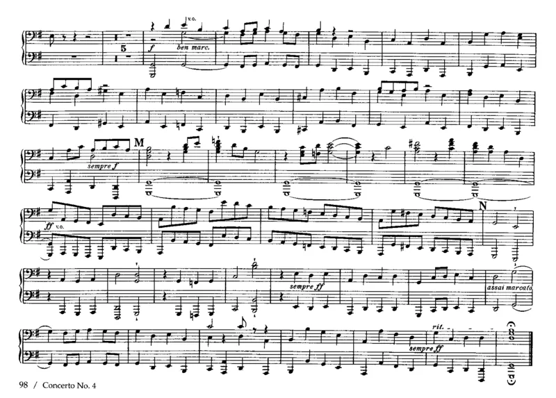 6BrandenburgConcertosfor4Hands_一万首著名钢琴曲谱哈农贝多芬合集视频教学电子版高清无水印可打印_1古典钢琴知名音乐家谱_巴赫钢琴谱全集