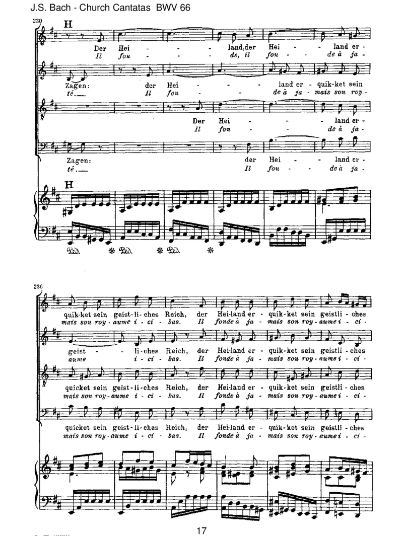 BWV66Erfreuteuch,ihrHerzen_一万首著名钢琴曲谱哈农贝多芬合集视频教学电子版高清无水印可打印_1古典钢琴知名音乐家谱_巴赫钢琴谱全集_J.S巴赫作品全集_JohannSebastianBach(1685-1750)巴赫