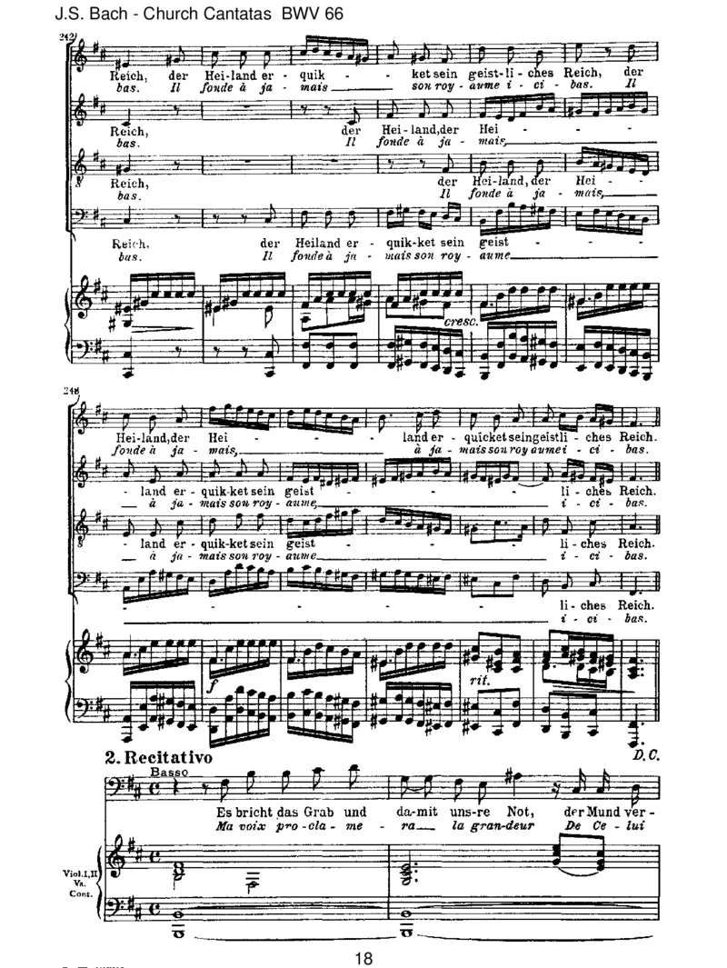 BWV66Erfreuteuch,ihrHerzen_一万首著名钢琴曲谱哈农贝多芬合集视频教学电子版高清无水印可打印_1古典钢琴知名音乐家谱_巴赫钢琴谱全集_J.S巴赫作品全集_JohannSebastianBach(1685-1750)巴赫
