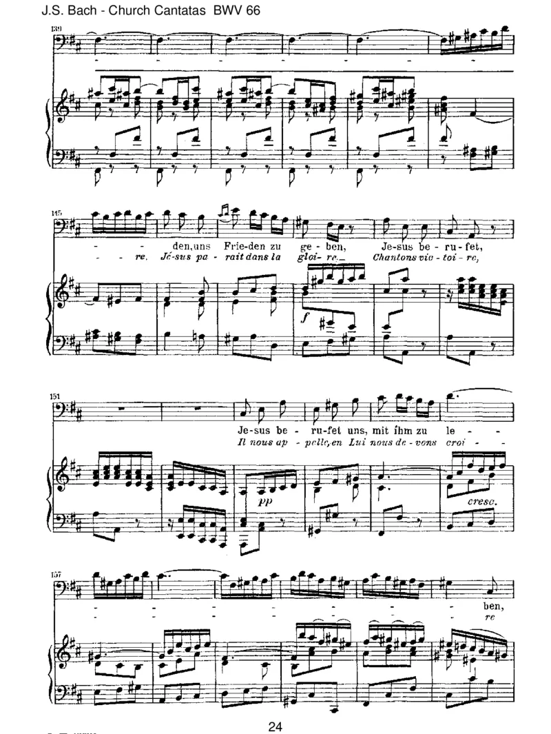 BWV66Erfreuteuch,ihrHerzen_一万首著名钢琴曲谱哈农贝多芬合集视频教学电子版高清无水印可打印_1古典钢琴知名音乐家谱_巴赫钢琴谱全集_J.S巴赫作品全集_JohannSebastianBach(1685-1750)巴赫