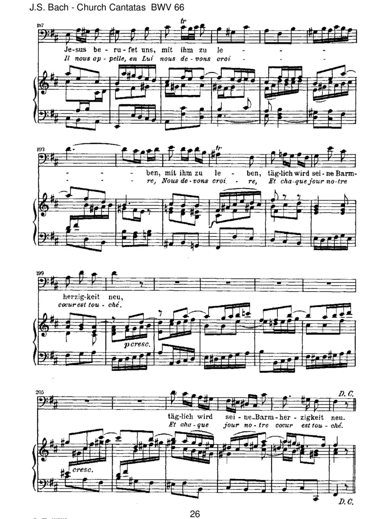 BWV66Erfreuteuch,ihrHerzen_一万首著名钢琴曲谱哈农贝多芬合集视频教学电子版高清无水印可打印_1古典钢琴知名音乐家谱_巴赫钢琴谱全集_J.S巴赫作品全集_JohannSebastianBach(1685-1750)巴赫