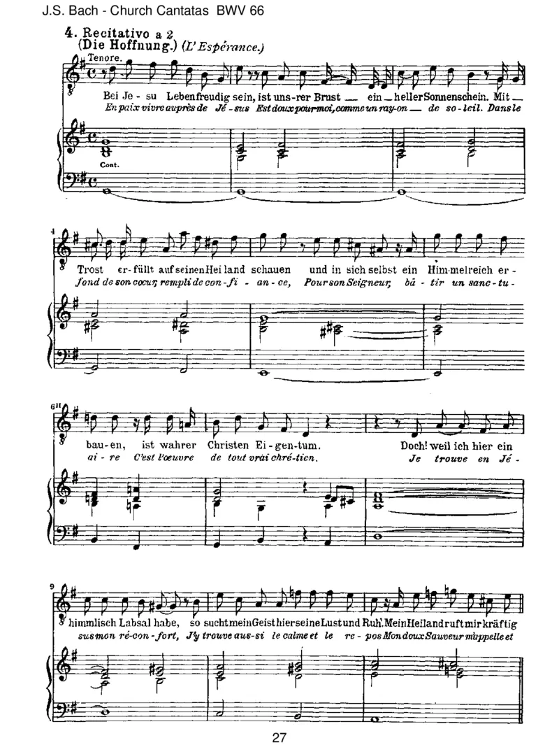BWV66Erfreuteuch,ihrHerzen_一万首著名钢琴曲谱哈农贝多芬合集视频教学电子版高清无水印可打印_1古典钢琴知名音乐家谱_巴赫钢琴谱全集_J.S巴赫作品全集_JohannSebastianBach(1685-1750)巴赫