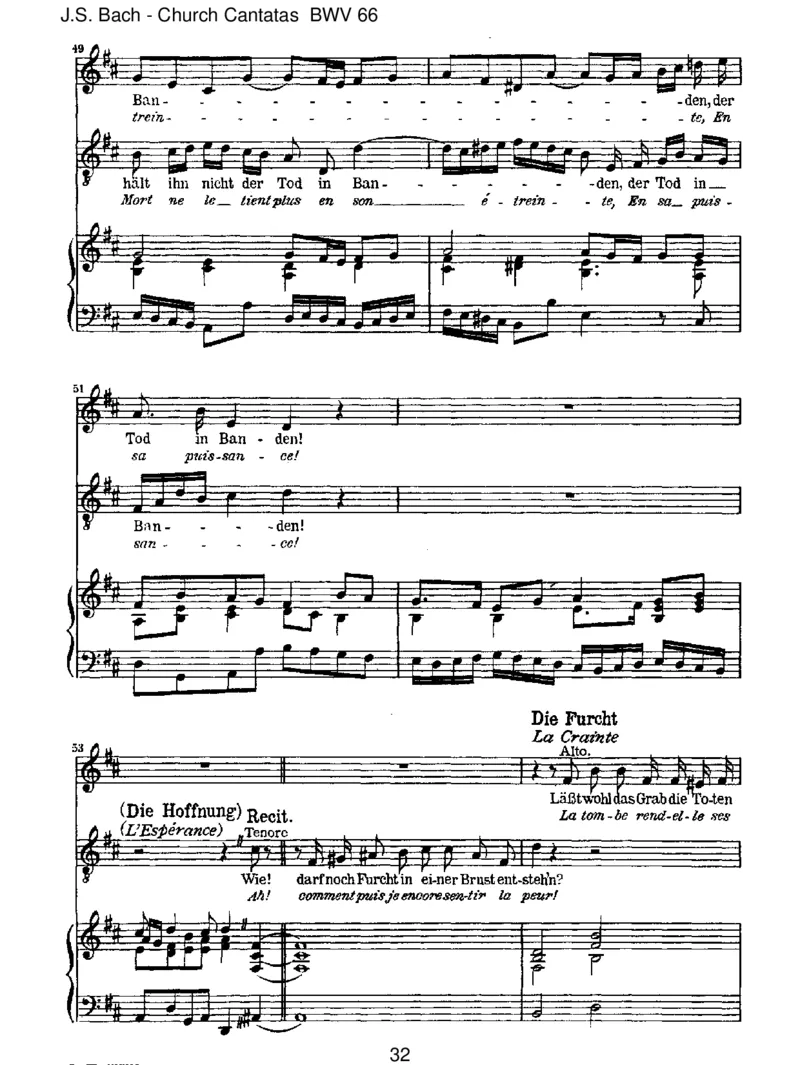 BWV66Erfreuteuch,ihrHerzen_一万首著名钢琴曲谱哈农贝多芬合集视频教学电子版高清无水印可打印_1古典钢琴知名音乐家谱_巴赫钢琴谱全集_J.S巴赫作品全集_JohannSebastianBach(1685-1750)巴赫
