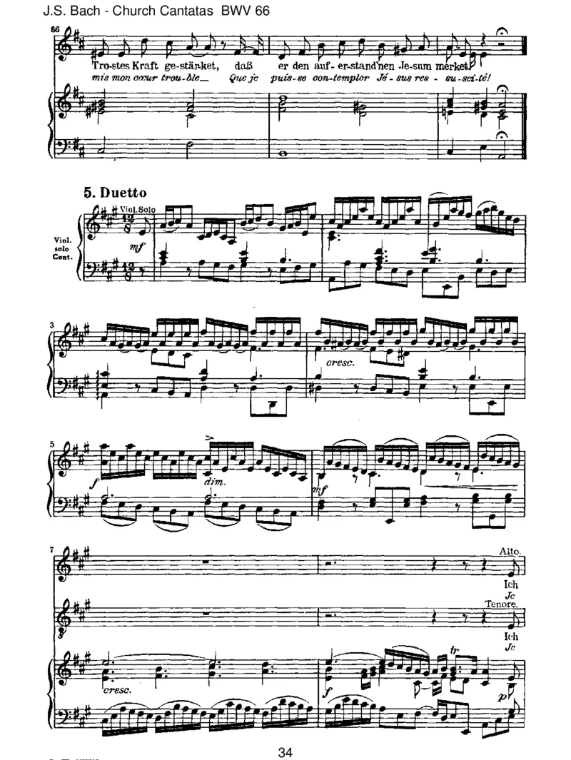 BWV66Erfreuteuch,ihrHerzen_一万首著名钢琴曲谱哈农贝多芬合集视频教学电子版高清无水印可打印_1古典钢琴知名音乐家谱_巴赫钢琴谱全集_J.S巴赫作品全集_JohannSebastianBach(1685-1750)巴赫