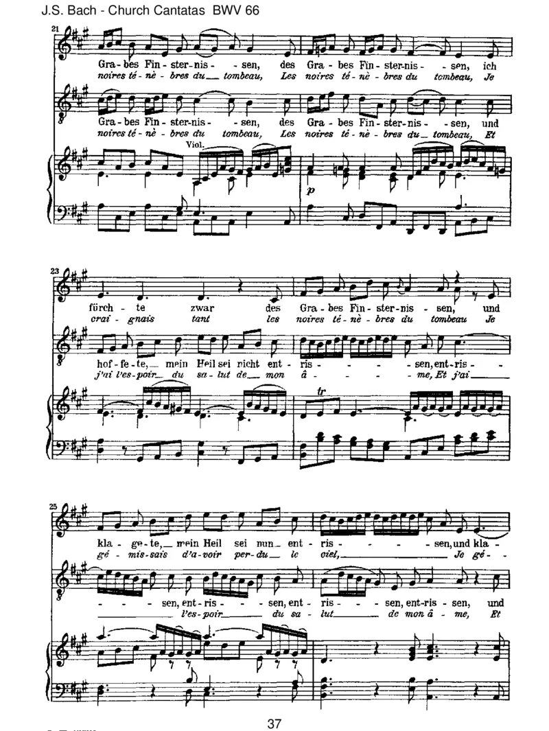 BWV66Erfreuteuch,ihrHerzen_一万首著名钢琴曲谱哈农贝多芬合集视频教学电子版高清无水印可打印_1古典钢琴知名音乐家谱_巴赫钢琴谱全集_J.S巴赫作品全集_JohannSebastianBach(1685-1750)巴赫
