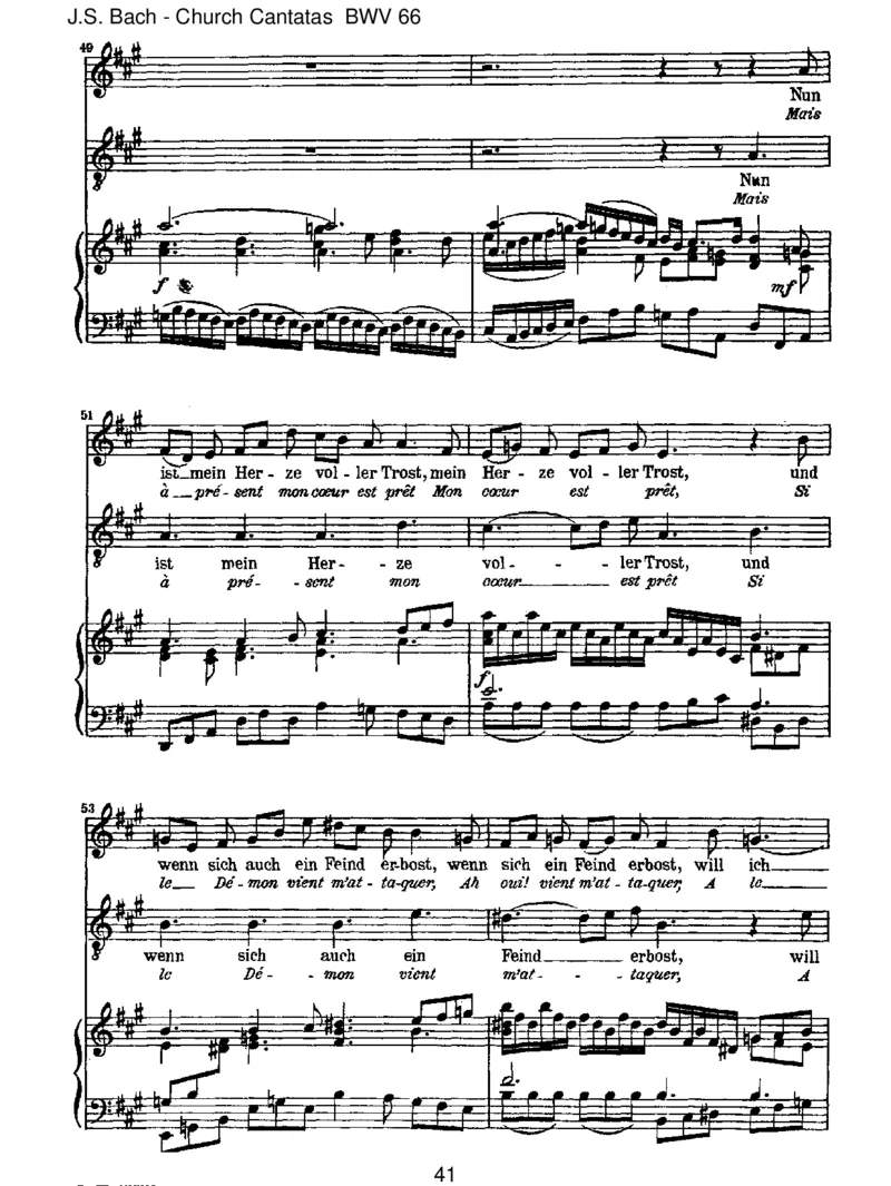 BWV66Erfreuteuch,ihrHerzen_一万首著名钢琴曲谱哈农贝多芬合集视频教学电子版高清无水印可打印_1古典钢琴知名音乐家谱_巴赫钢琴谱全集_J.S巴赫作品全集_JohannSebastianBach(1685-1750)巴赫