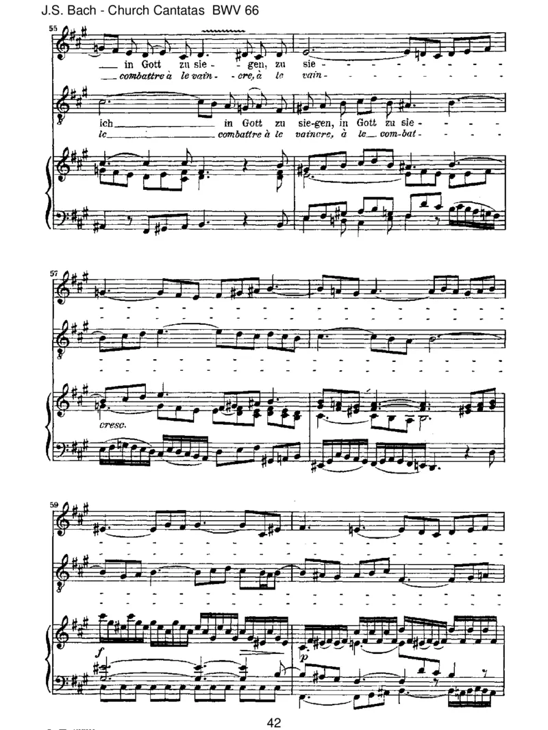 BWV66Erfreuteuch,ihrHerzen_一万首著名钢琴曲谱哈农贝多芬合集视频教学电子版高清无水印可打印_1古典钢琴知名音乐家谱_巴赫钢琴谱全集_J.S巴赫作品全集_JohannSebastianBach(1685-1750)巴赫
