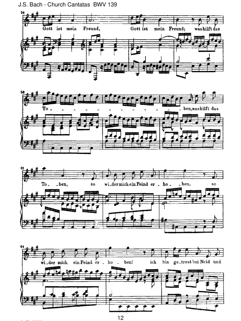 BWV139Wohldem,dersichaufseinenGott_一万首著名钢琴曲谱哈农贝多芬合集视频教学电子版高清无水印可打印_1古典钢琴知名音乐家谱_巴赫钢琴谱全集_J.S巴赫作品全集