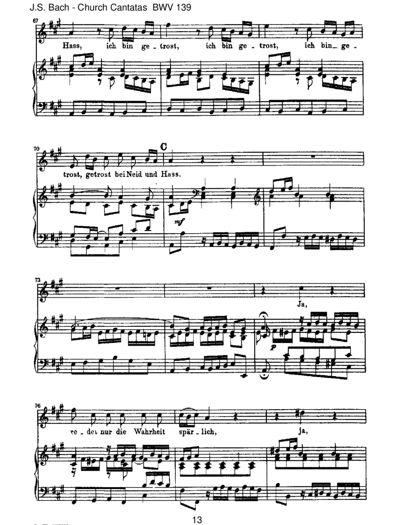 BWV139Wohldem,dersichaufseinenGott_一万首著名钢琴曲谱哈农贝多芬合集视频教学电子版高清无水印可打印_1古典钢琴知名音乐家谱_巴赫钢琴谱全集_J.S巴赫作品全集