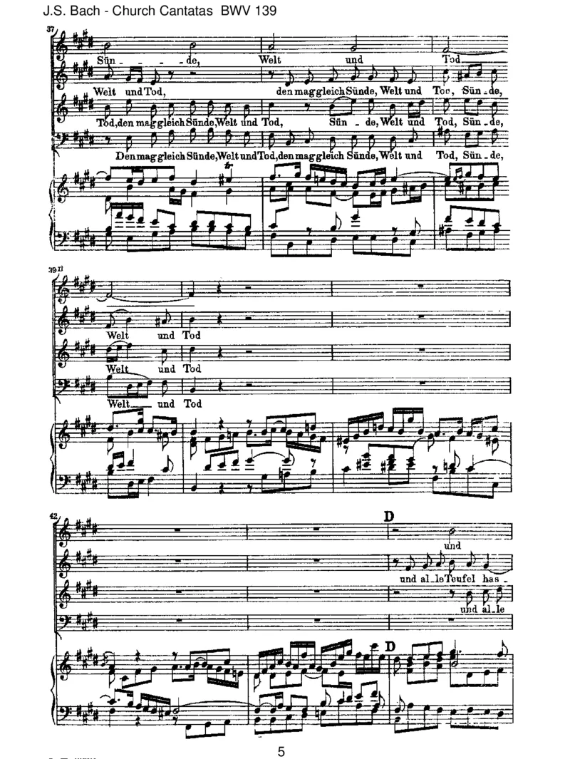 BWV139Wohldem,dersichaufseinenGott_一万首著名钢琴曲谱哈农贝多芬合集视频教学电子版高清无水印可打印_1古典钢琴知名音乐家谱_巴赫钢琴谱全集_J.S巴赫作品全集