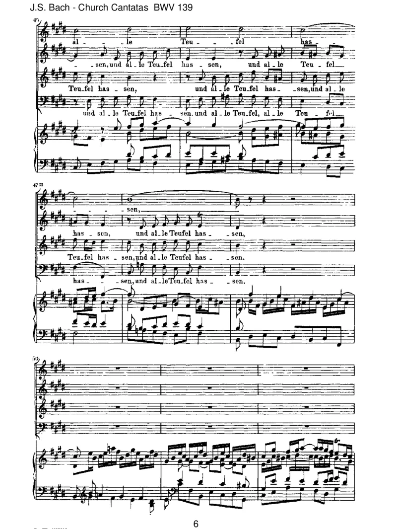 BWV139Wohldem,dersichaufseinenGott_一万首著名钢琴曲谱哈农贝多芬合集视频教学电子版高清无水印可打印_1古典钢琴知名音乐家谱_巴赫钢琴谱全集_J.S巴赫作品全集