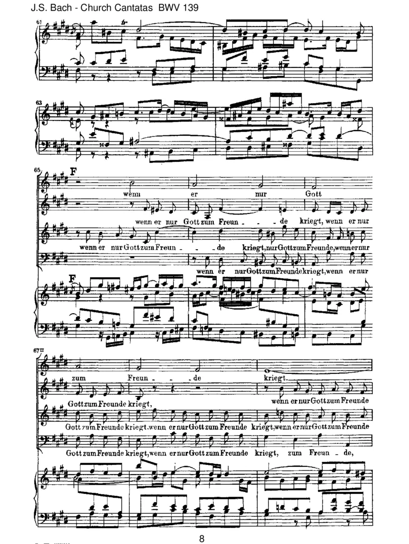 BWV139Wohldem,dersichaufseinenGott_一万首著名钢琴曲谱哈农贝多芬合集视频教学电子版高清无水印可打印_1古典钢琴知名音乐家谱_巴赫钢琴谱全集_J.S巴赫作品全集
