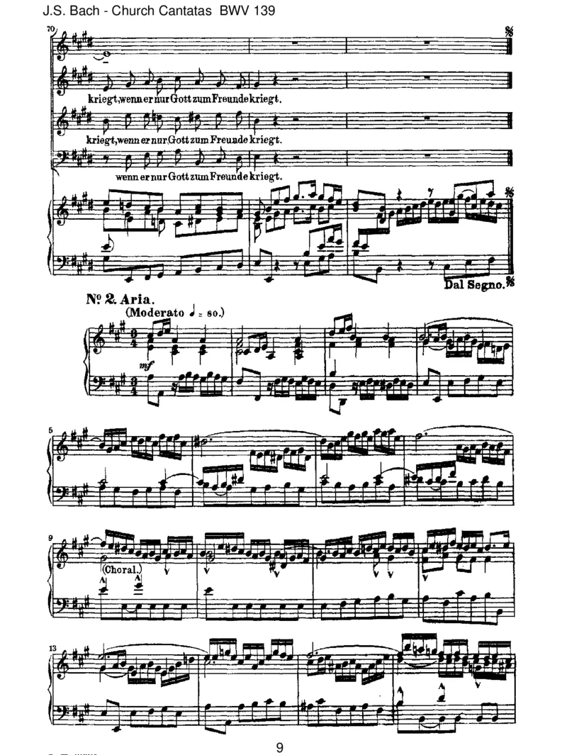 BWV139Wohldem,dersichaufseinenGott_一万首著名钢琴曲谱哈农贝多芬合集视频教学电子版高清无水印可打印_1古典钢琴知名音乐家谱_巴赫钢琴谱全集_J.S巴赫作品全集