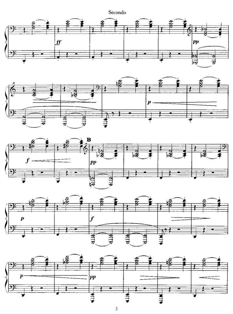 3MorceauxenformedePoire(4Hands)_一万首著名钢琴曲谱哈农贝多芬合集视频教学电子版高清无水印可打印_1古典钢琴知名音乐家谱_萨蒂钢琴谱全集_四手连弹