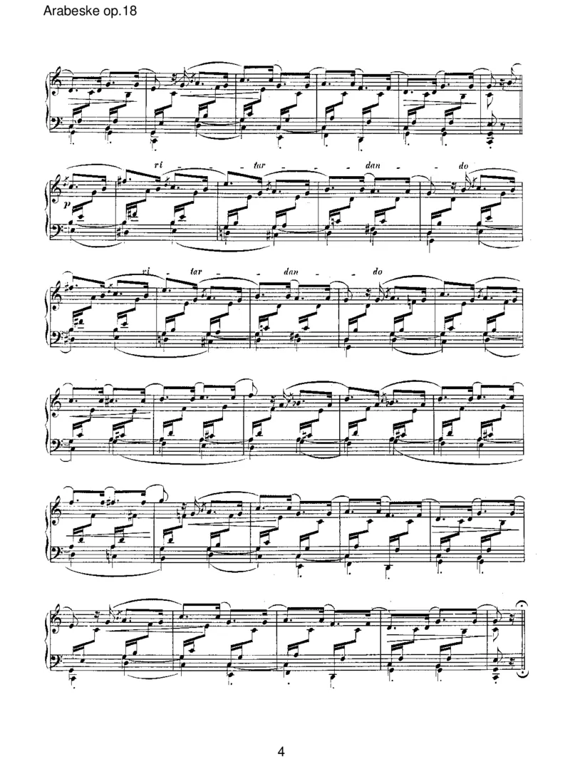 Arabeskeop.18_一万首著名钢琴曲谱哈农贝多芬合集视频教学电子版高清无水印可打印_1古典钢琴知名音乐家谱_舒曼钢琴谱全集_RobertSchumann罗伯特&middot;舒曼(1810-1856)