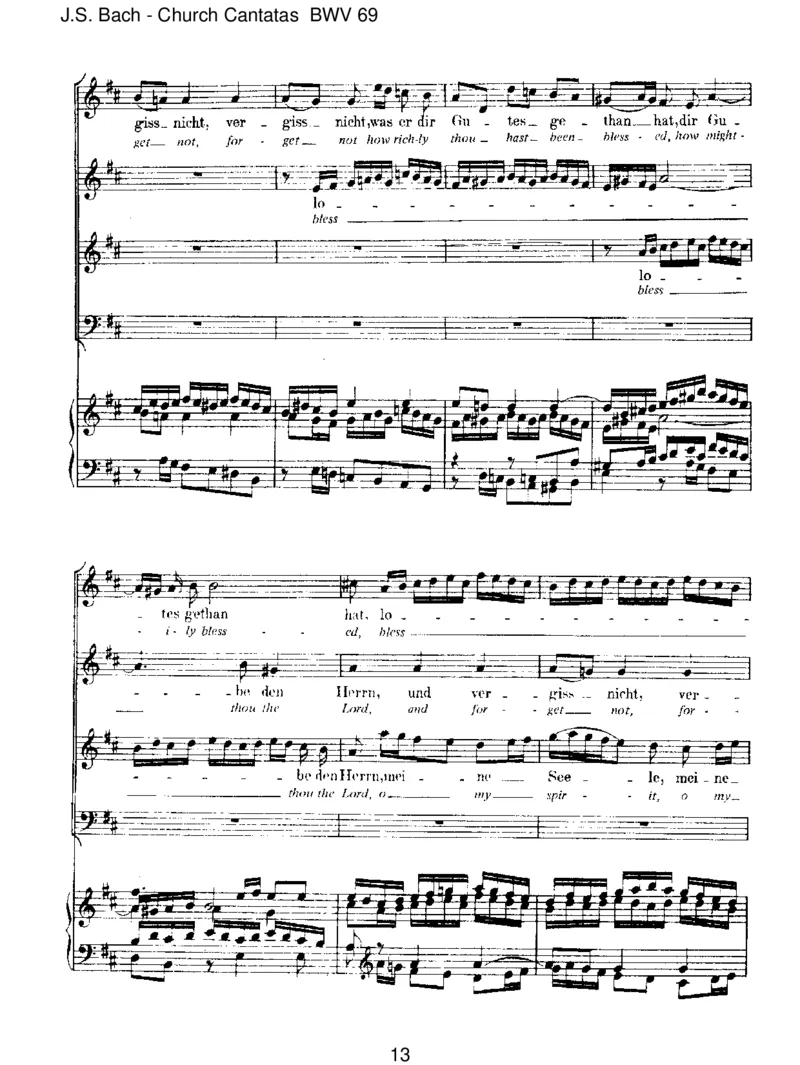 BWV69LobedenHerrn,meineSeele_一万首著名钢琴曲谱哈农贝多芬合集视频教学电子版高清无水印可打印_1古典钢琴知名音乐家谱_巴赫钢琴谱全集_J.S巴赫作品全集_JohannSebastianBach(1685-1750)巴赫