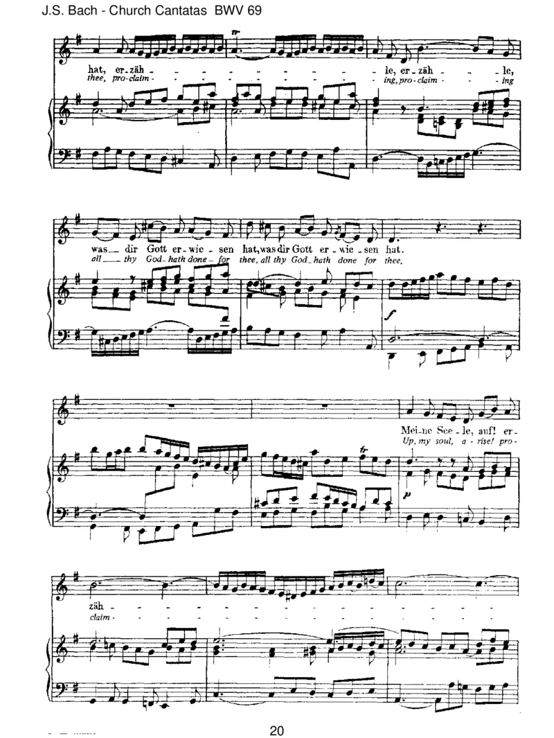 BWV69LobedenHerrn,meineSeele_一万首著名钢琴曲谱哈农贝多芬合集视频教学电子版高清无水印可打印_1古典钢琴知名音乐家谱_巴赫钢琴谱全集_J.S巴赫作品全集_JohannSebastianBach(1685-1750)巴赫