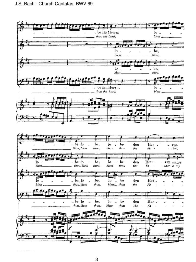 BWV69LobedenHerrn,meineSeele_一万首著名钢琴曲谱哈农贝多芬合集视频教学电子版高清无水印可打印_1古典钢琴知名音乐家谱_巴赫钢琴谱全集_J.S巴赫作品全集_JohannSebastianBach(1685-1750)巴赫
