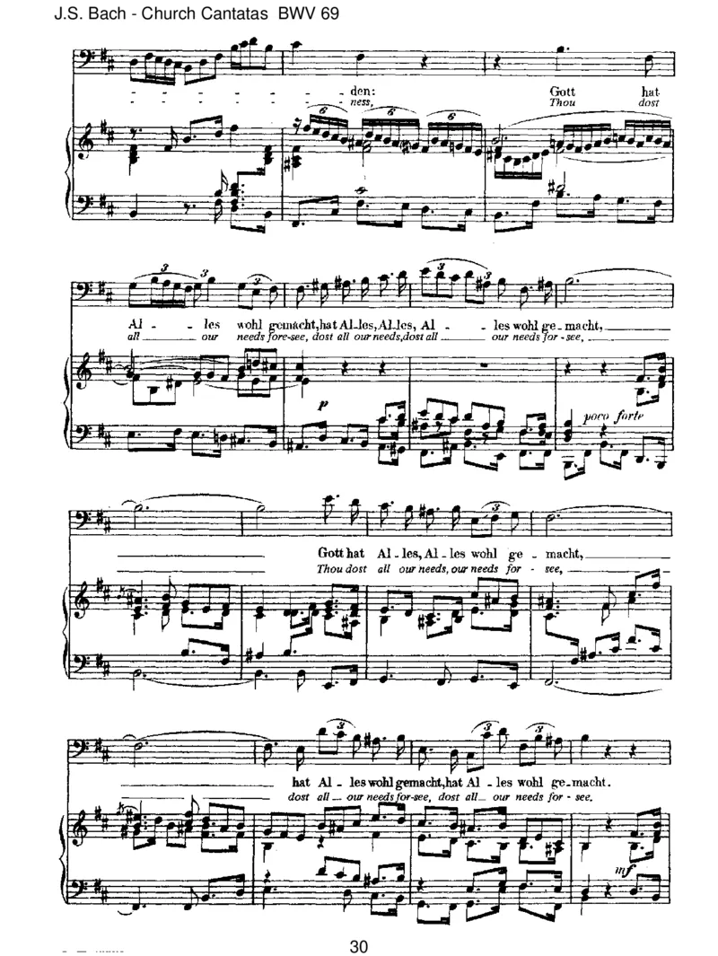 BWV69LobedenHerrn,meineSeele_一万首著名钢琴曲谱哈农贝多芬合集视频教学电子版高清无水印可打印_1古典钢琴知名音乐家谱_巴赫钢琴谱全集_J.S巴赫作品全集_JohannSebastianBach(1685-1750)巴赫