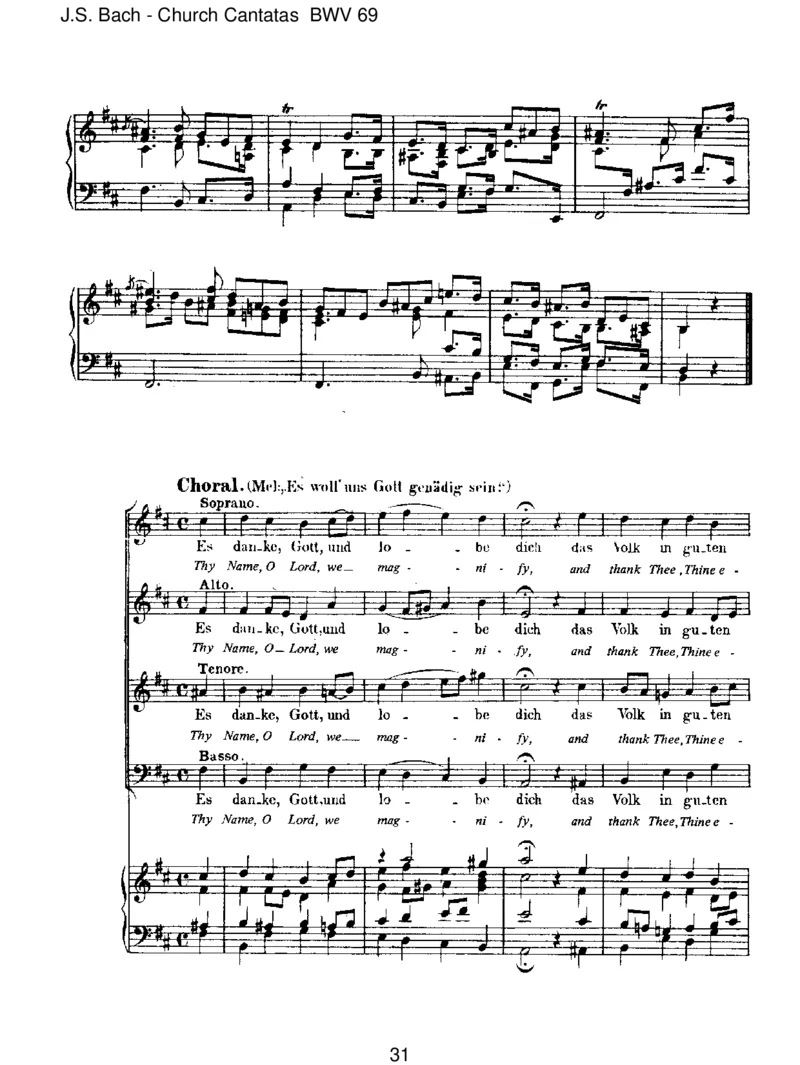 BWV69LobedenHerrn,meineSeele_一万首著名钢琴曲谱哈农贝多芬合集视频教学电子版高清无水印可打印_1古典钢琴知名音乐家谱_巴赫钢琴谱全集_J.S巴赫作品全集_JohannSebastianBach(1685-1750)巴赫