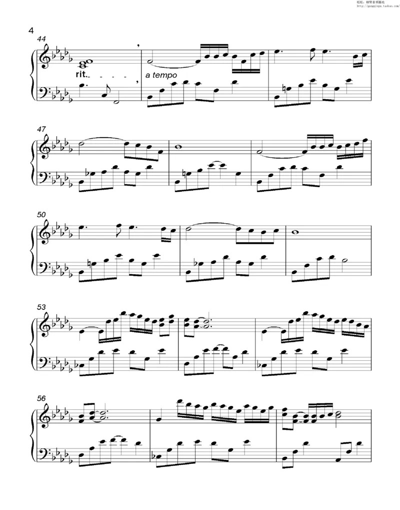 35、细雪-城之内-美莎专辑1-4（208页，共52首）_一万首著名钢琴曲谱哈农贝多芬合集视频教学电子版高清无水印可打印_3流行音乐谱_流行钢琴谱合集形式_高清PDF无水印