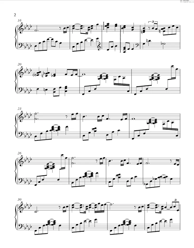 35、细雪-城之内-美莎专辑1-4（208页，共52首）_一万首著名钢琴曲谱哈农贝多芬合集视频教学电子版高清无水印可打印_3流行音乐谱_流行钢琴谱合集形式_高清PDF无水印