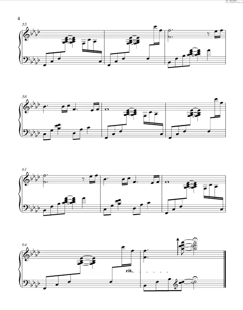 35、细雪-城之内-美莎专辑1-4（208页，共52首）_一万首著名钢琴曲谱哈农贝多芬合集视频教学电子版高清无水印可打印_3流行音乐谱_流行钢琴谱合集形式_高清PDF无水印