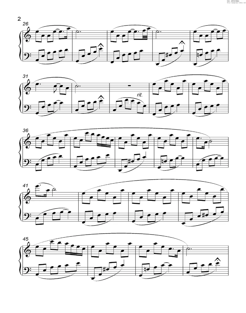 35、细雪-城之内-美莎专辑1-4（208页，共52首）_一万首著名钢琴曲谱哈农贝多芬合集视频教学电子版高清无水印可打印_3流行音乐谱_流行钢琴谱合集形式_高清PDF无水印