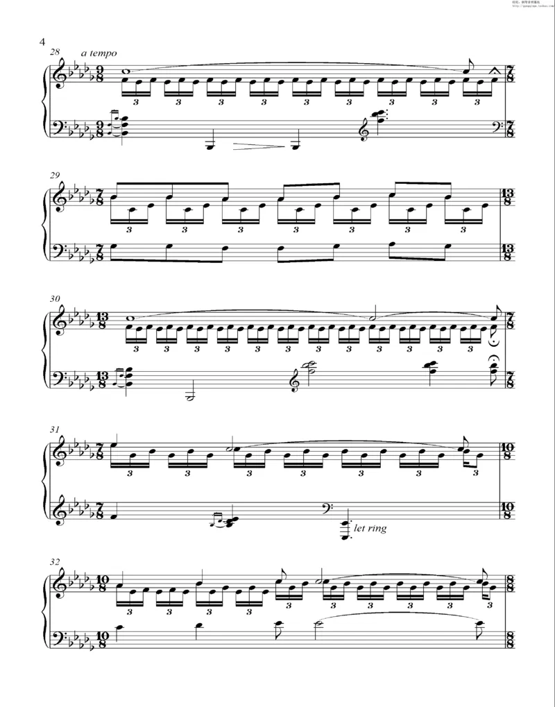 35、细雪-城之内-美莎专辑1-4（208页，共52首）_一万首著名钢琴曲谱哈农贝多芬合集视频教学电子版高清无水印可打印_3流行音乐谱_流行钢琴谱合集形式_高清PDF无水印