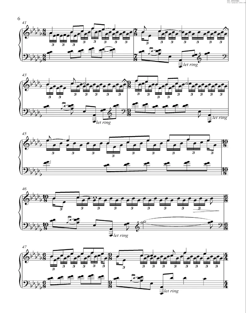 35、细雪-城之内-美莎专辑1-4（208页，共52首）_一万首著名钢琴曲谱哈农贝多芬合集视频教学电子版高清无水印可打印_3流行音乐谱_流行钢琴谱合集形式_高清PDF无水印