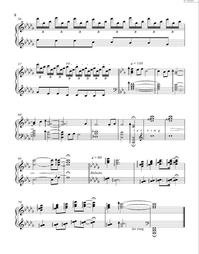 35、细雪-城之内-美莎专辑1-4（208页，共52首）_一万首著名钢琴曲谱哈农贝多芬合集视频教学电子版高清无水印可打印_3流行音乐谱_流行钢琴谱合集形式_高清PDF无水印